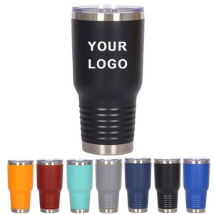 Likewinner Vaso Térmico de Acero Inoxidable de 30oz con Tapa y Popote, Taza de Viaje para Café Frío y Caliente, Ideal para Artículos Promocionales - Product Image 1