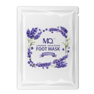 Masque exfoliant pour les pieds à la lavande MQ Lavender, hydratant, qui élimine les peaux mortes et les callosités, répare et adoucit les talons gercés. - Product Image 4