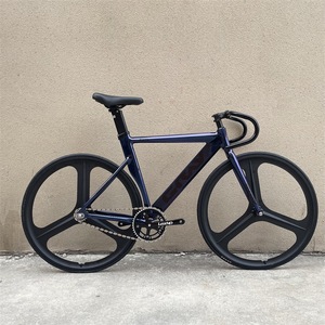 Bicicleta <span class=keywords><strong>Fixie</strong></span> GRAY con Rueda Delantera de 3 Radios 700C y Rueda <span class=keywords><strong>Trasera</strong></span> de Perfil Bajo, Neumático de Baja Resistencia a la Rodadura, Una Velocidad - Product Image 6