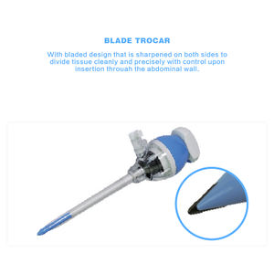 Safety Blade Mechanism Trocar Universal para Cuidados Melhorados do Paciente - Product Image 4