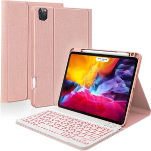 OEM accettato <span class=keywords><strong>11</strong></span> pollici in pelle Tablet <span class=keywords><strong>custodia</strong></span> protettiva tastiera per <span class=keywords><strong>iPad</strong></span> <span class=keywords><strong>Pro</strong></span> <span class=keywords><strong>11</strong></span> e Mini 6 realizzato in materiale PU e PC - Product Image 1