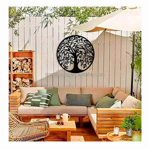 Chim cây thiết kế màu đen kim loại sự riêng tư Màn hình gỉ bức tường cảnh quan Bảng điều chỉnh trang trí vườn kim loại sân nghệ thuật trang trí cho vườn - Product Image 5