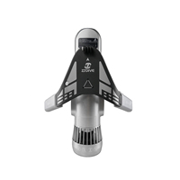 JETDIVE PRO Propulseur sous-marin électrique portable à double moteur, booster de plongée 10-25 km/h 24V 6Ah ABS, équipement de sports nautiques