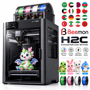 Imprimante 3D FDM industrielle à grande vitesse, à double buse, multicolores, de grande taille (330*320*325mm), à noyau fermé XY, modèle H2C AMS Combo - Product Image 1