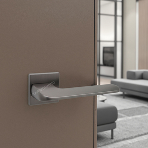 Có thể được sử dụng cho cửa nội bộ đơn giản cao cấp chất lượng cao Kẽm hợp kim cửa xử lý Lỗ mộng khóa - Product Image 4