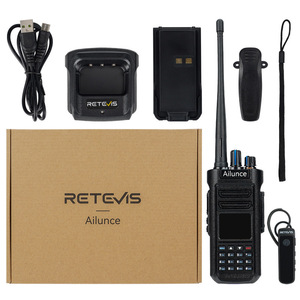 Talkie-walkie numérique Ailunce DMR UV double bande Bluetooth étanche avec casque et batterie rechargeable - Product Image 2