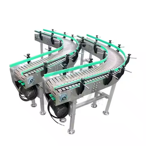 Sabuk pengangkut botol minuman tingkat makanan konveyor rantai atas datar kustom kualitas tinggi - Product Image 1