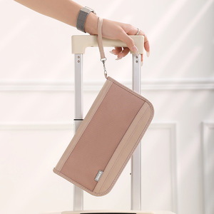 Porte-passeport multi-couches résistant à l'eau et au <span class=keywords><strong>feu</strong></span> X418 avec fermeture éclair et porte-cartes - Product Image 4