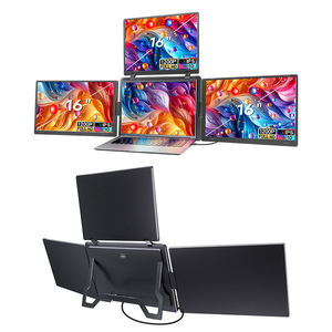 Vente Flash Direct Usine : Écran Triple S788Pro 16 Pouces IPS pour Ordinateur Portable, Extension Moniteur Double Écran avec Connexion USB-C Un Seul Câble - Product Image 1