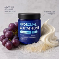 Glutathion liposomal en capsules, marque privée, 60 capsules, antioxydant, bien-être cellulaire, complément alimentaire OEM/ODM