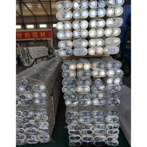 โปรไฟล์อะลูมิเนียมทรงกลม ระบายความร้อน โลหะผสม 6063 ฮีทซิงค์สำหรับไฟ LED ใช้ในอุตสาหกรรม สีเงิน - Product Image 3