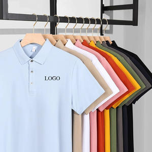 Herren Plus Size Custom Logo T-Shirt Fabrik Arbeit Casual Kurzarm für Polo-Shirt mit kultureller Werbung Stickerei - Product Image 1