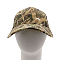 Casquettes personnalisées brodées de haute qualité, motif camouflage arboral, pour la pêche et les activités sportives de plein air, en sergé réglable, originales, en coton et polyester structuré