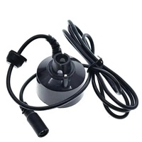 Brumisateur à ultrasons DC 24V 46mm, fontaine d'eau, atomiseur pour étang, humidificateur, tête de pulvérisation