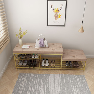 Taburete Escandinavo Creativo para Calzado, Moderno y Sencillo, para Tiendas de Ropa, Prueba de Zapatos, Uso en <span class=keywords><strong>el</strong></span> Hogar, Entrada, Sofá, para Padres e Hijos - Product Image 3