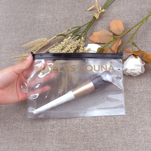Custom Recyclable PVC Zipper Bag with Custom Logo Mini Size for <b>Jewelry</b> Earrings Socks & Shoes <b>Packaging</b> Factory Direct OEM ODM - Product Image 2