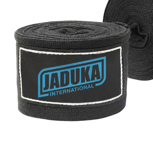 Bandages de boxe en coton élastique de haute qualité professionnels avec des motifs personnalisés pour la musculation, utilisation en salle de sport, antidérapants et légers - Product Image 1