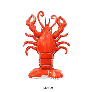 Vente en gros de ballons en aluminium de dessin animé mignon Nouvel An Lion et Panda Animaux de fête de la jungle-Se tenir debout - Product Image 4