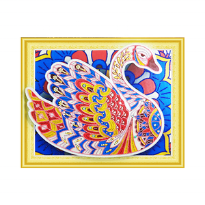 <span class=keywords><strong>Peinture</strong></span> <span class=keywords><strong>Diamant</strong></span> 5D DIY par Numéros, Motif Papillon et Méduse Colorés, pour Décoration Murale - Product Image 6