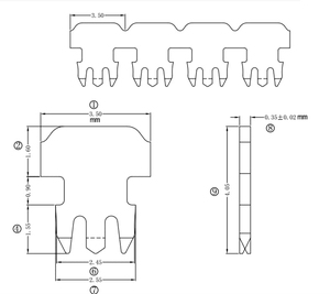 Connecteur de prise rapide 8P8C UTP RJ45 Cat6 CABL Cat 6 WIRE Rg45 Câble Ethernet Passe à travers le connecteur Ethernet haute vitesse - Product Image 5