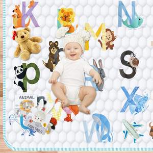 Tapete de algodão impermeável dormindo para bebês Soft Puzzle Baby Carpet com Piano Característica Espuma acolchoada Floor Play Carpet para piqueniques - Product Image 3