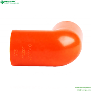 Codo de PVC Sólido de Alta Resistencia, Color Gris, 90 Grados, 25 mm de Diámetro Interior, 66 mm de Longitud, <span class=keywords><strong>Tubo</strong></span> <span class=keywords><strong>Corrugado</strong></span> Flexible Eléctrico - Product Image 6