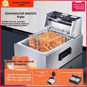 Thương mại điện Chảo bếp gas gian hàng nồi chiên cho xiên khoai tây chiên chiên bột que nhiệt độ không đổi - Product Image 6