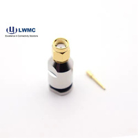 Conector Coaxial SMA Macho de Latón Macizo para Cable RF, Cable ULTRAFLEX 7