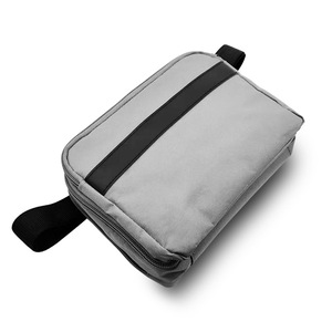 <b>Toiletry</b> Bag Three Layer Zipper Light Gray Nylon Large Capacity Rectangle Leisure Travel <b>Storage</b> Bag - Product Image 5