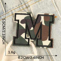 Étiquette brodée sur ordinateur, Étiquette en tissu à lettres colorées, Autocollant brodé, Accessoire DIY, Autocollant en tissu