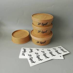 Caja de comida rápida, pegatinas personalizadas para bolsas, etiqueta barata de código de barras con alta calidad - Product Image 1