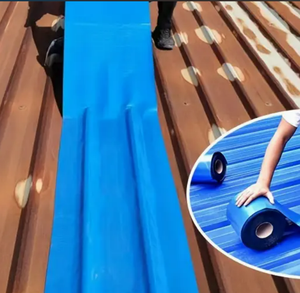 Feuille imperméable de PE de tuile d'acier de couleur-vert, réduction de chaleur, résistant à l'eau, pelage et bâton simples - Product Image 1