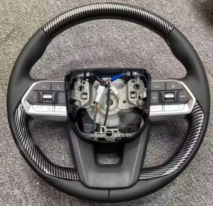 Volant sport personnalisé en cuir pleine fleur <span class=keywords><strong>TN</strong></span> <span class=keywords><strong>noir</strong></span> avec fibre de carbone pour GR Yaris 2020-2024 et GR Corolla - Product Image 5