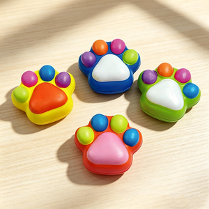 Juguete Antiestrés Sensorial Mini Pop <span class=keywords><strong>It</strong></span> de Patita de Gato, Burbujas para Presionar, para Niños y Adultos, Recuerdo de Fiesta de Bolsillo - Product Image 2