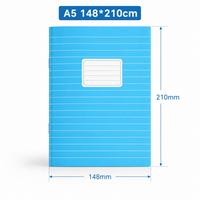 Carnet d'exercices personnalisable en papier imprimé avec reliure agrafée, vente en gros d'usine pour l'école et le bureau