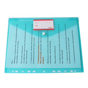 Enveloppes en plastique Foska, enveloppes en polyéthylène, format <span class=keywords><strong>A4</strong></span>, dossiers de documents <span class=keywords><strong>avec</strong></span> poche pour étiquette et fermeture à bouton pour le bureau et la maison - Product Image 6