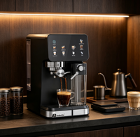 Cafetera Espresso Anbolife de 20 Bares con Tanque de Leche, Control de Temperatura NTC, Preparación Silenciosa y Compacta, OEM ODM
