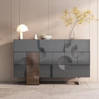 Commode italienne de luxe, simple et moderne, en bois, multifonctionnelle, pour le bar à domicile, le salon, l'entrée, le hall