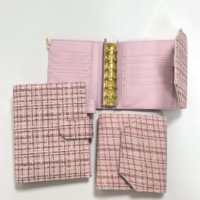 Vente directe usine : Classeurs élégants A5/A6 avec anneaux dorés, organisateur A5 personnalisé en tissu