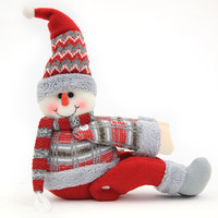 Attaches de rideaux en peluche de Noël, Père Noël, Bonhomme de neige, poupées tricotées, attaches de fenêtre, décorations intérieures de Noël, cadeaux