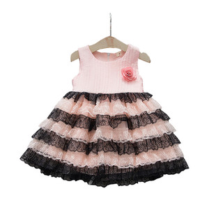 Vêtements pour bébés en gros d'Indonésie, robes de princesse formelles américaines à fleurs pour filles - Product Image 1