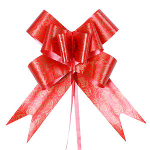 <span class=keywords><strong>Ruban</strong></span> en plastique imprimé avec motif de <span class=keywords><strong>rose</strong></span> <span class=keywords><strong>2022</strong></span>, nœud papillon à tirer pour la décoration de mariage - Product Image 6