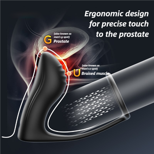 Precio de fábrica <span class=keywords><strong>original</strong></span> de silicona recargable de goma pene vibrador anillo vibrador tapón Anal juguetes para juguetes sexuales anales - Product Image 5