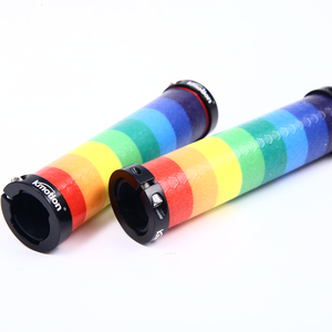 Kmotion best-seller arc-en-ciel usine vente en gros accessoires <span class=keywords><strong>de</strong></span> vélo poignée <span class=keywords><strong>de</strong></span> guidon <span class=keywords><strong>de</strong></span> vélo colorée et <span class=keywords><strong>haut</strong></span> <span class=keywords><strong>de</strong></span> <span class=keywords><strong>gamme</strong></span> personnalisée - Product Image 5