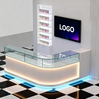 Design d'intérieur de salon de beauté pour centre commercial, design d'intérieur personnalisé, mobilier de bar à ongles, station, kiosque, vitrine de cosmétiques