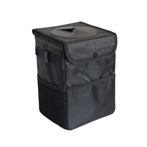 Car Trash Bin Car Trash Bin Waterproof Leakproof Car Trash Can Portable Car Garbage Bin With Lid