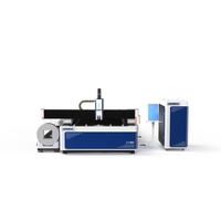 Máquina de Corte Láser de Fibra de Doble Mesa para Chapa y Tubo Metálico 3000W 6000W para Acero Inoxidable y Acero al Carbono