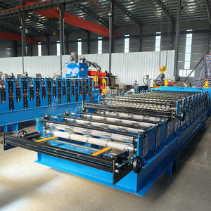 Hochwertige TR5 und Wellblech-Doppelschicht-Rollformmaschine mit Touchscreen-PLC-Steuerungssystem - Product Image 2