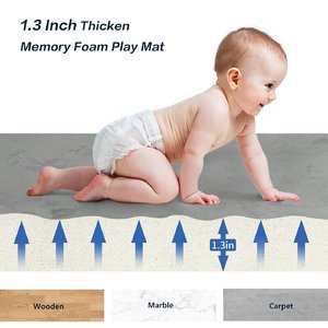 Alfombra <span class=keywords><strong>de</strong></span> <span class=keywords><strong>Espuma</strong></span> para Bebés, Antideslizante, Gruesa, <span class=keywords><strong>de</strong></span> Coral, Tipo Tatami, <span class=keywords><strong>de</strong></span> <span class=keywords><strong>Espuma</strong></span> Viscoelástica, para Sala <span class=keywords><strong>de</strong></span> Estar, Venta al Por Mayor OEM - Product Image 4