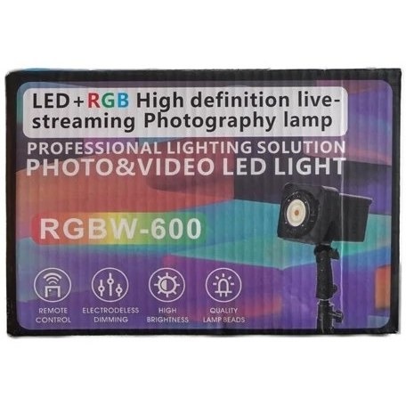 100W RGBW-600 COB Light for Photography and Live Streaming | Mobile Phone Selfie Beauty Video Light